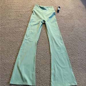 Fashion Nova Light Green Flare Pants
